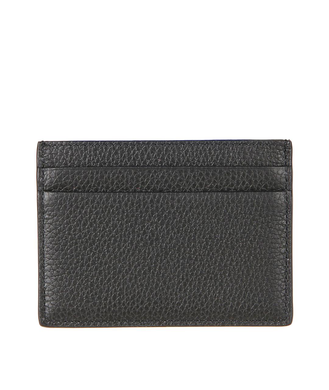 BURBERRY Черный кожаный кардхолдер, фото 2