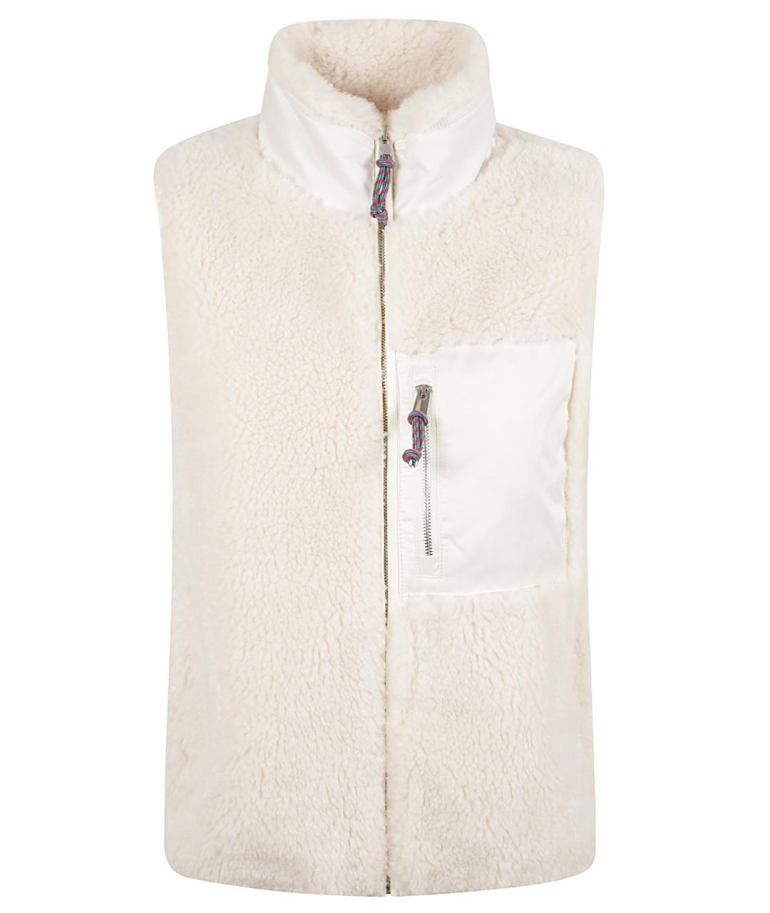 TORY BURCH Белый полиэстеровый жилет, фото 1