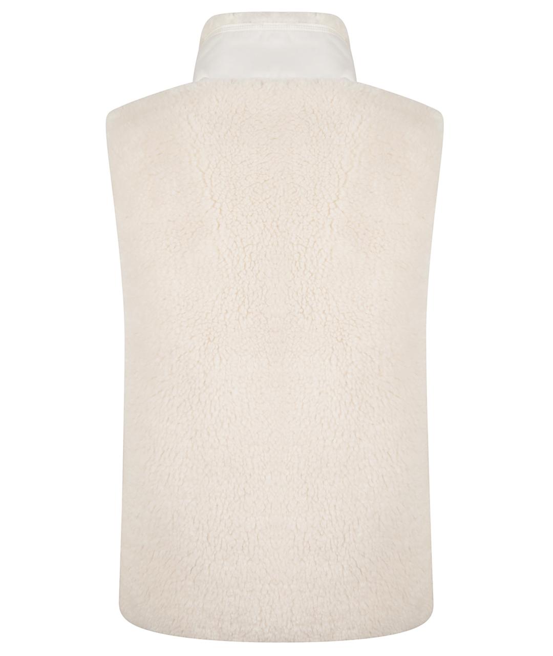 TORY BURCH Белый полиэстеровый жилет, фото 3