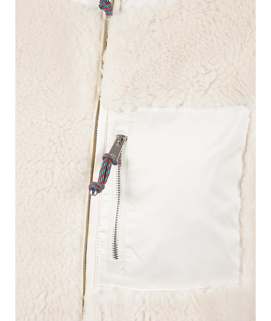 TORY BURCH Белый полиэстеровый жилет, фото 2