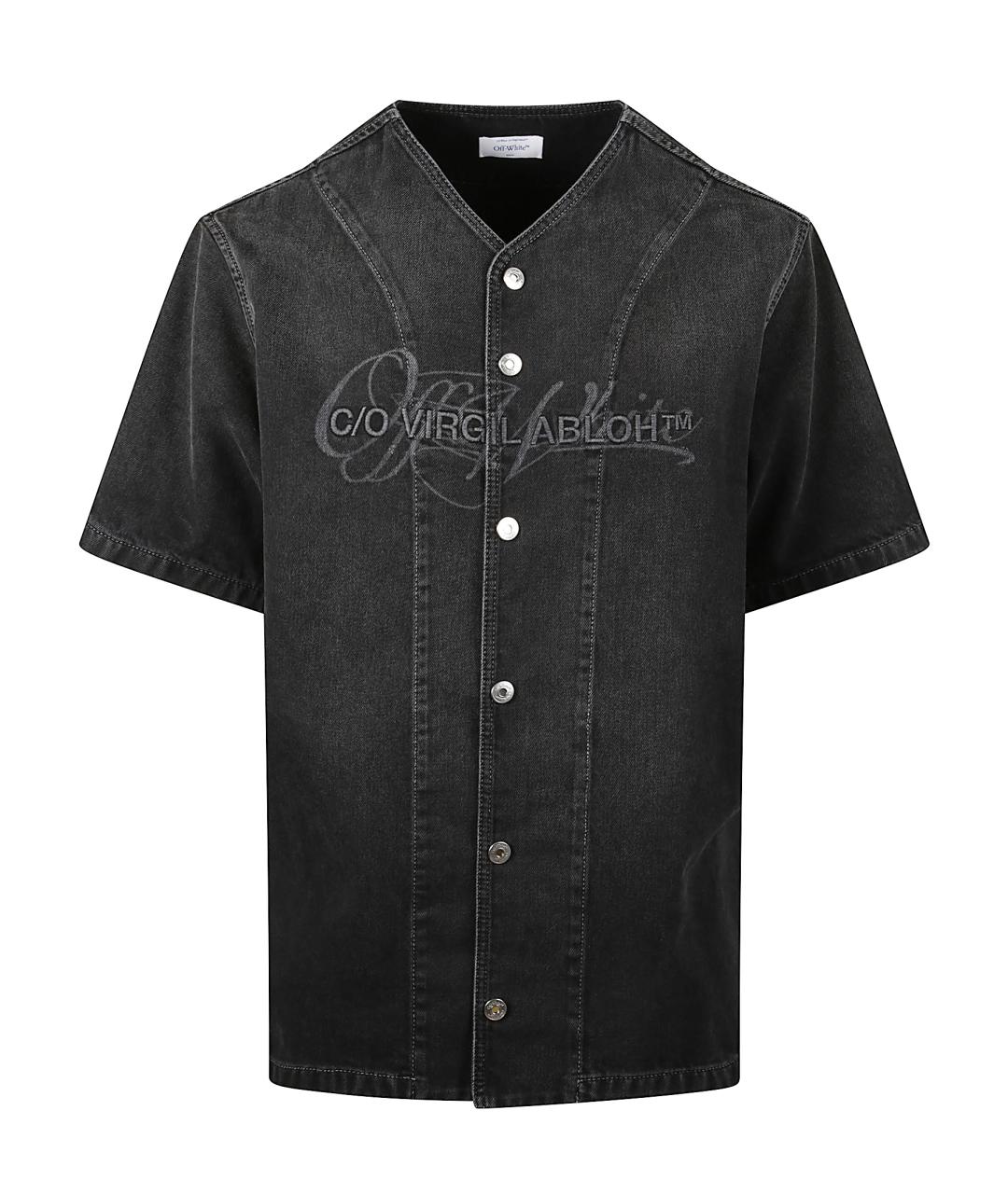 OFF-WHITE Черная хлопковая кэжуал рубашка, фото 1