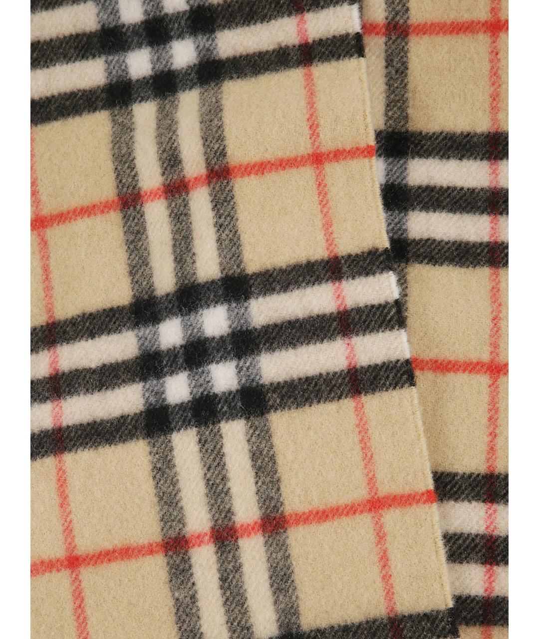 BURBERRY Бежевый кашемировый шарф, фото 2