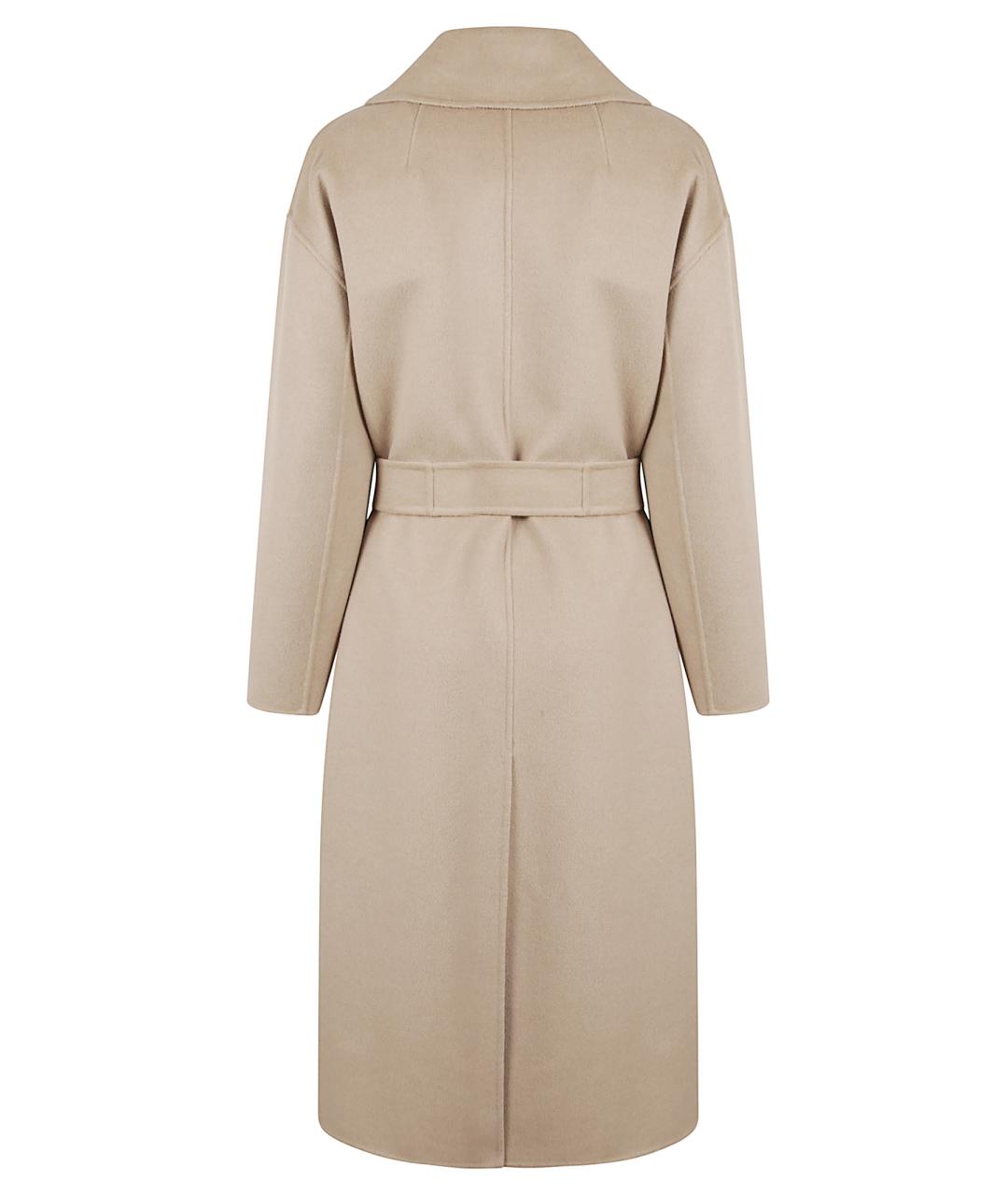 'S MAX MARA Бежевое шерстяное пальто, фото 3