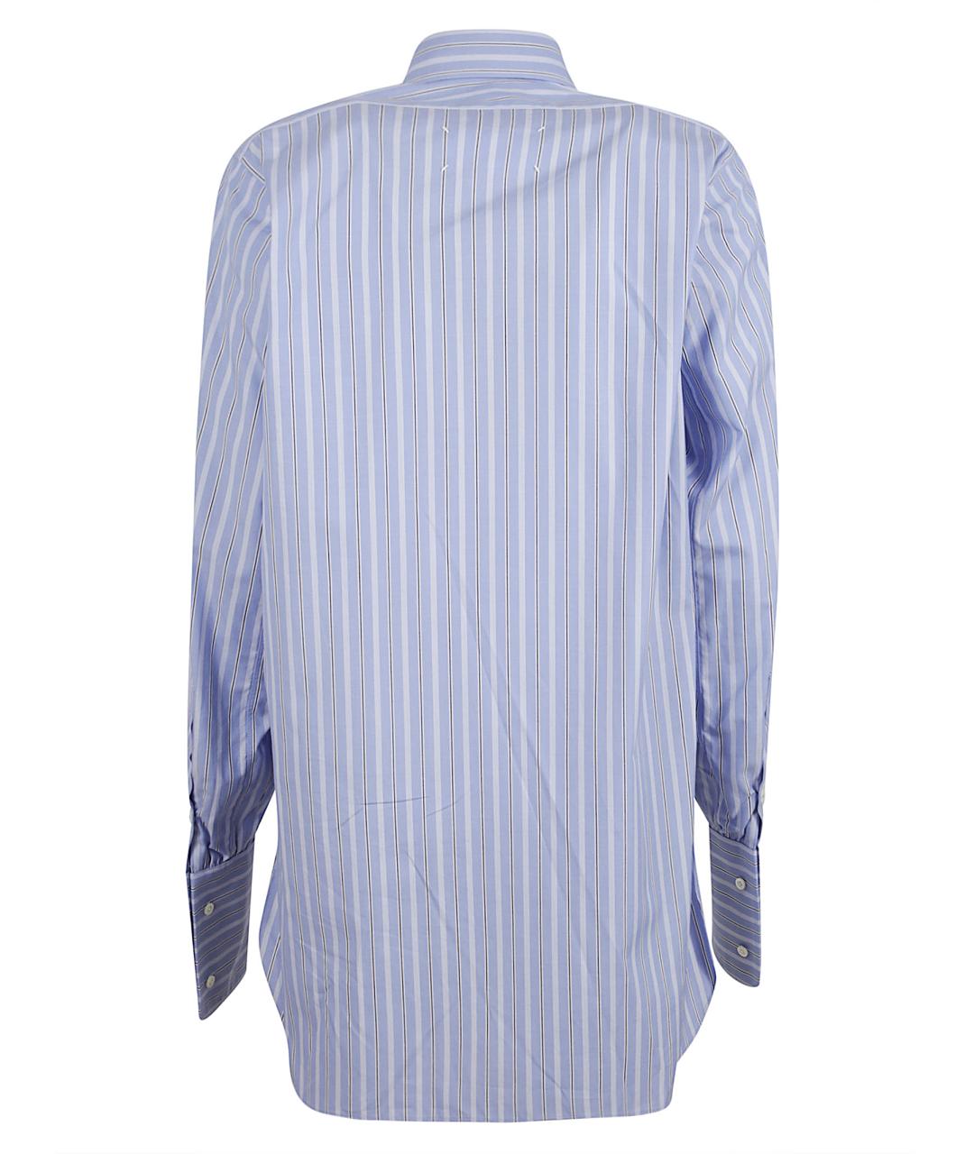 MAISON MARGIELA Синяя хлопковая рубашка, фото 3