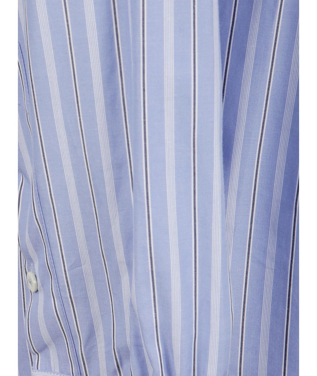 MAISON MARGIELA Синяя хлопковая рубашка, фото 2