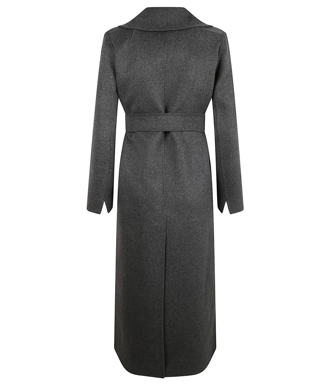 'S MAX MARA Серое шерстяное пальто, фото 3