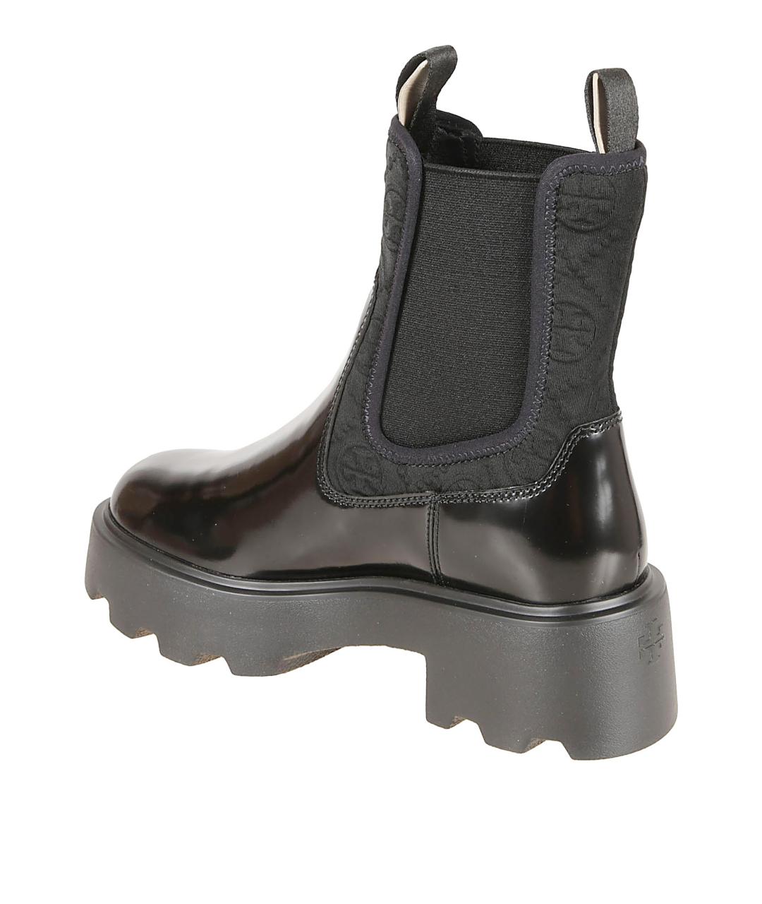 TORY BURCH Черные кожаные ботинки, фото 3