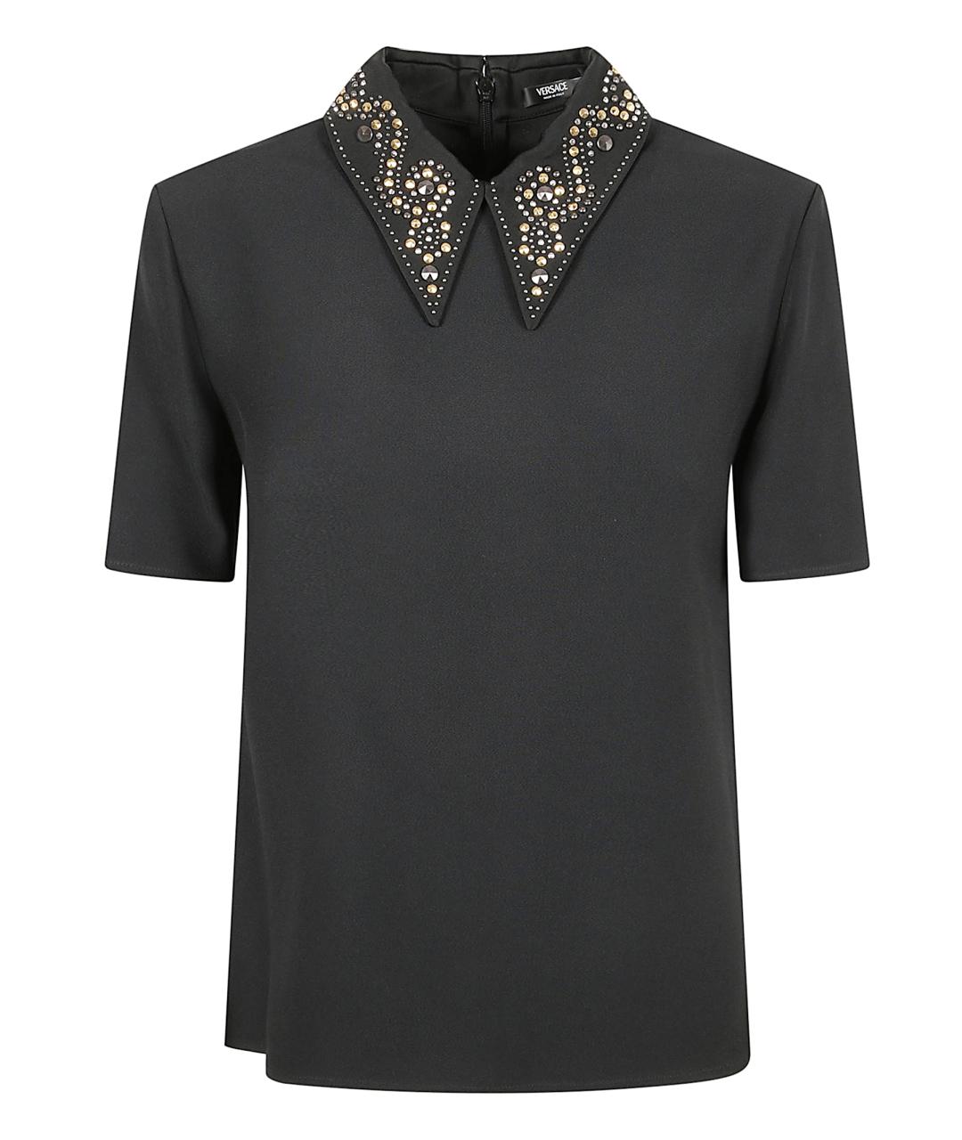 VERSACE Черная блузы, фото 1