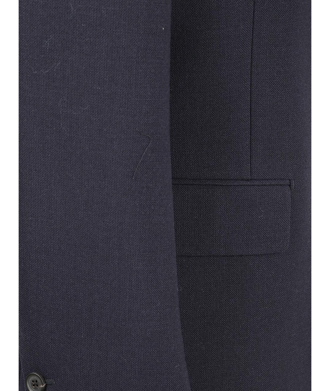 PRADA Темно-синий шерстяной жакет/пиджак, фото 2