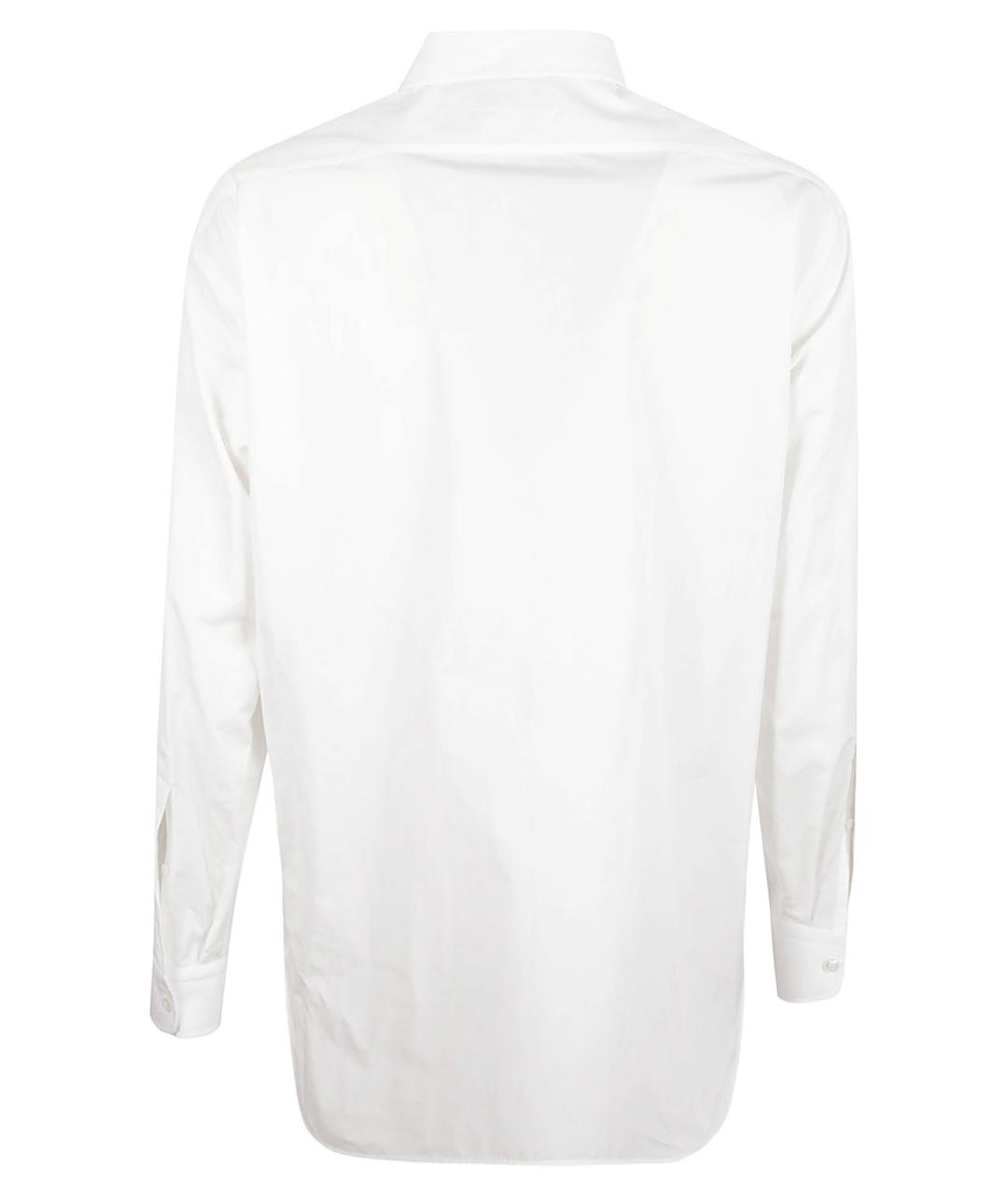 BALENCIAGA Белая хлопковая кэжуал рубашка, фото 3