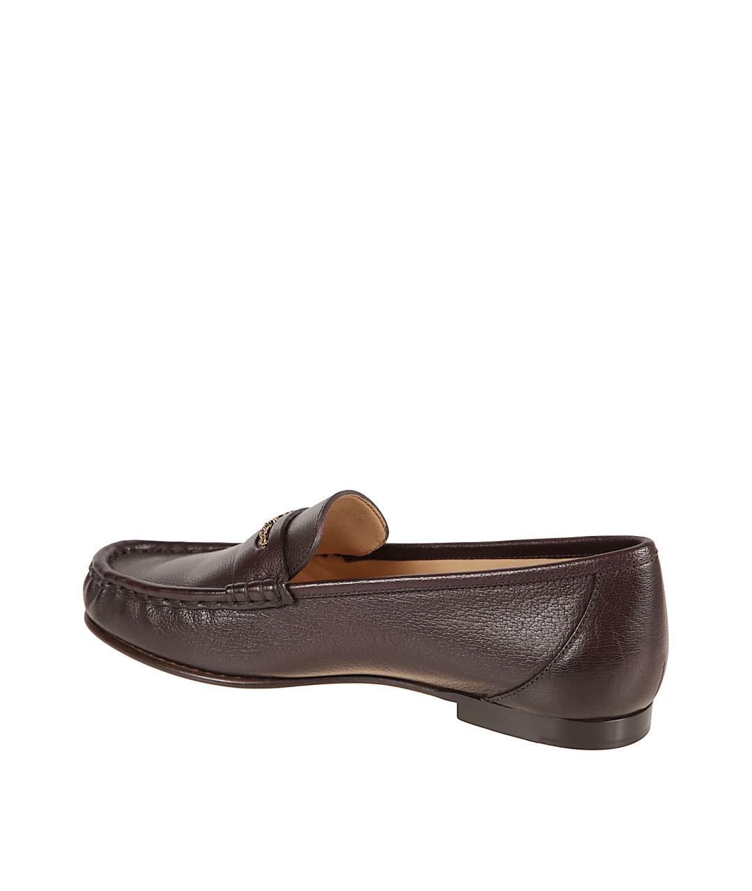 CHLOE Коричневые кожаные лоферы, фото 3