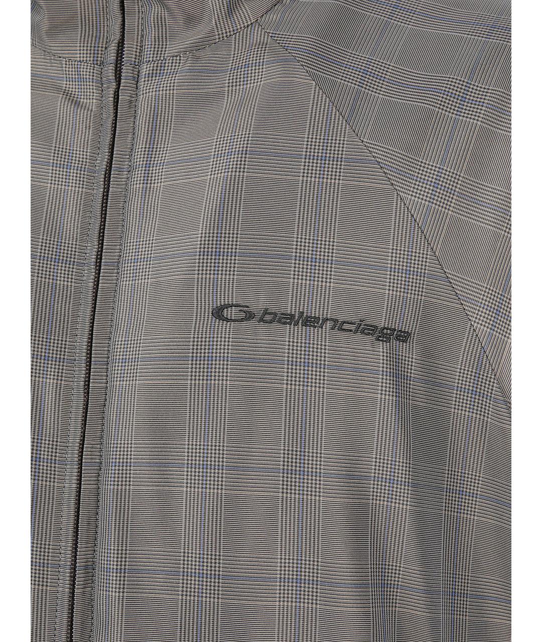 BALENCIAGA Серая полиамидовая куртка, фото 2