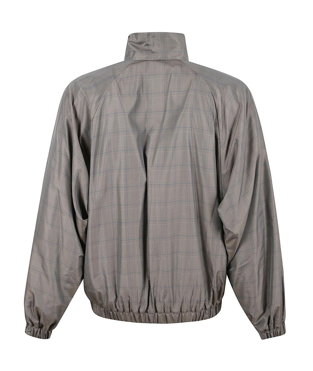 BALENCIAGA Серая полиамидовая куртка, фото 3