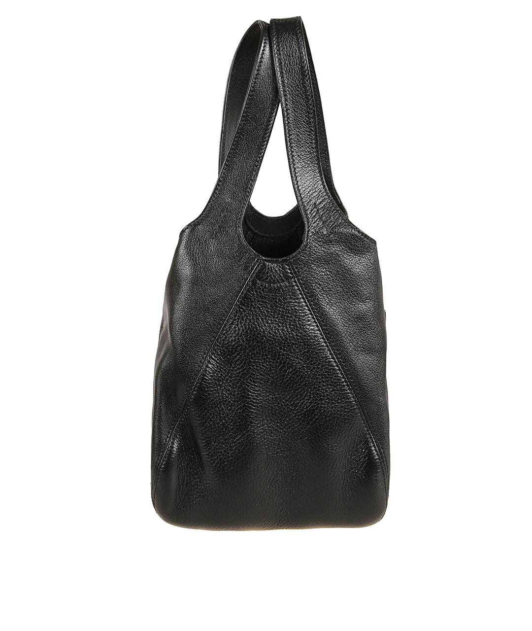 CHLOE Черная кожаная сумка тоут, фото 1