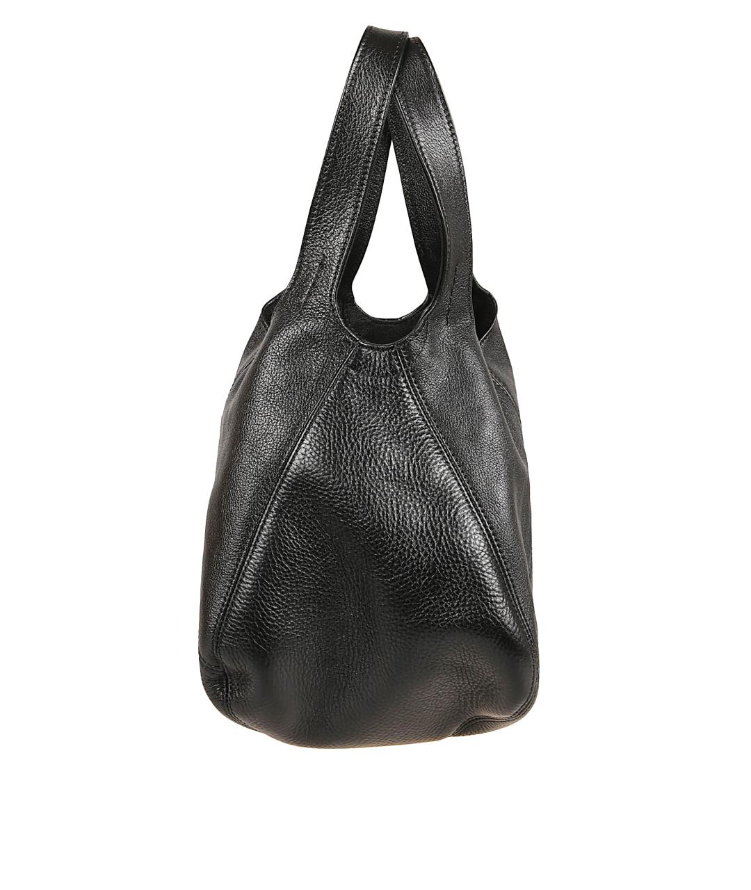 CHLOE Черная кожаная сумка тоут, фото 2