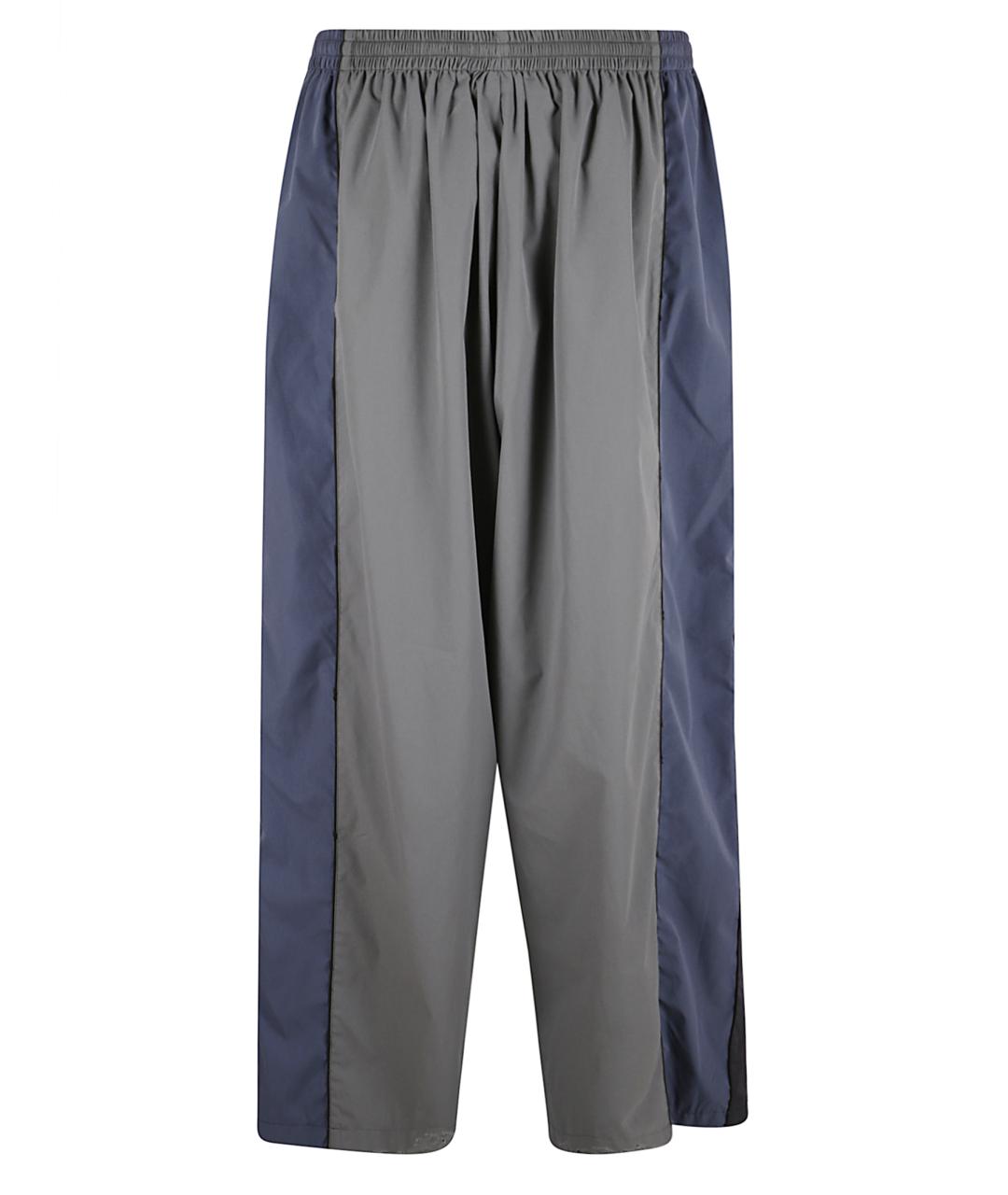 BALENCIAGA Черные полиэстеровые повседневные брюки, фото 3