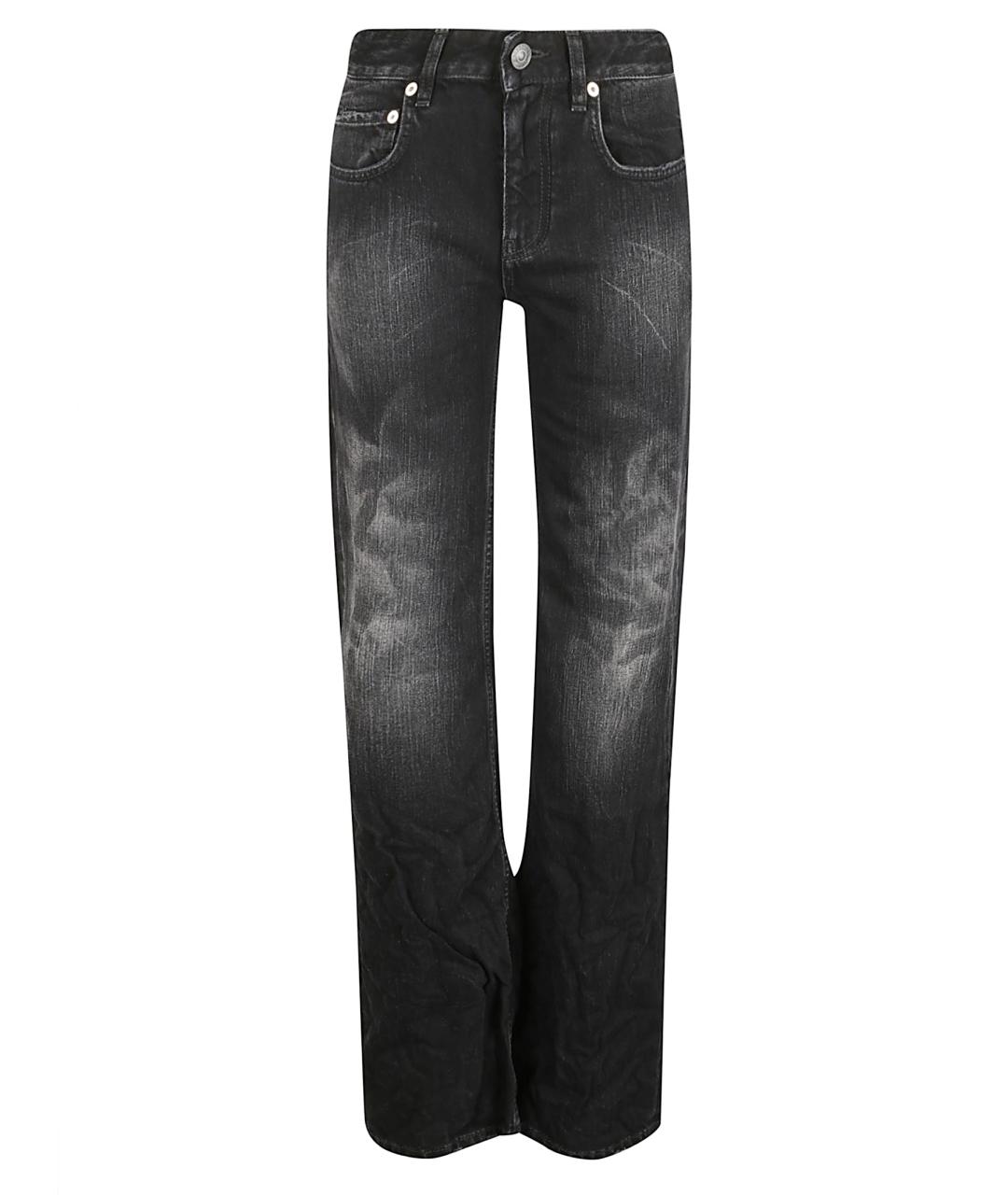 BALENCIAGA Черные прямые джинсы, фото 1