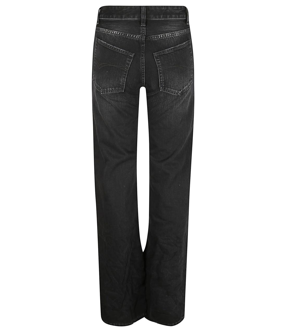 BALENCIAGA Черные прямые джинсы, фото 3