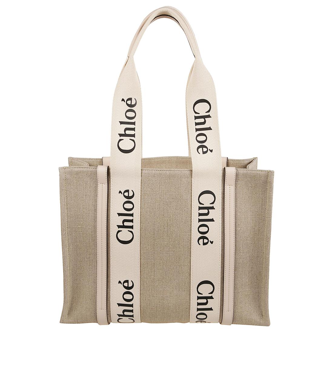 CHLOE Бежевая сумка тоут, фото 1