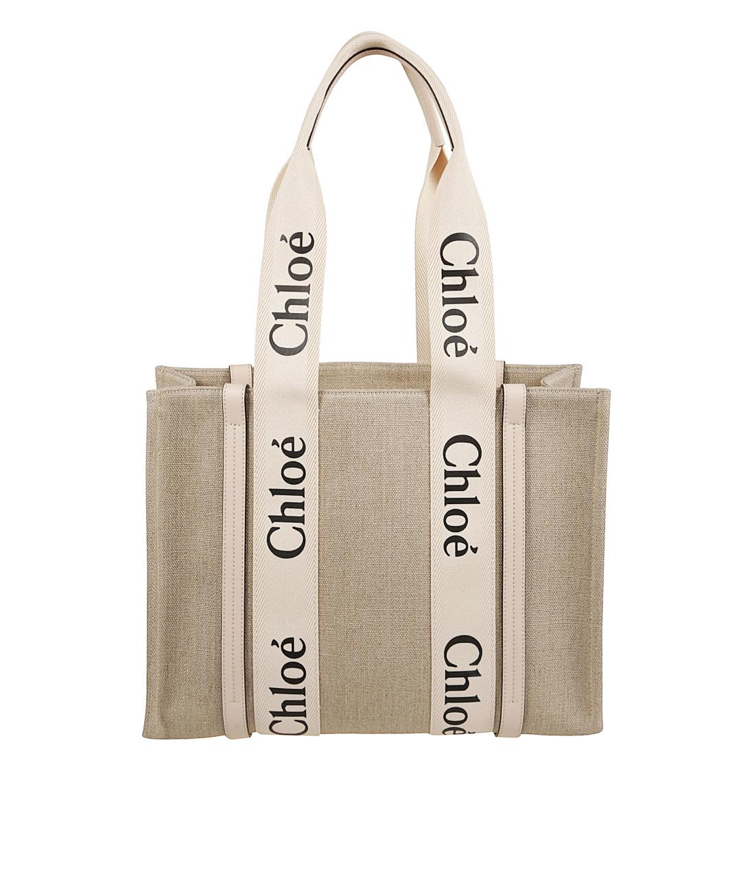 CHLOE Бежевая сумка тоут, фото 2