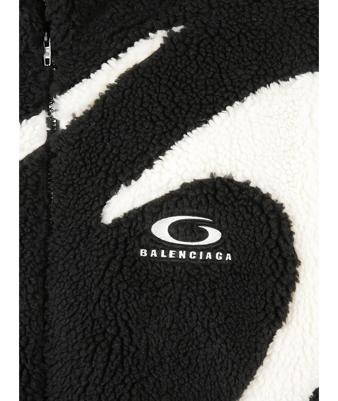 BALENCIAGA Черная полиэстеровая куртка, фото 2