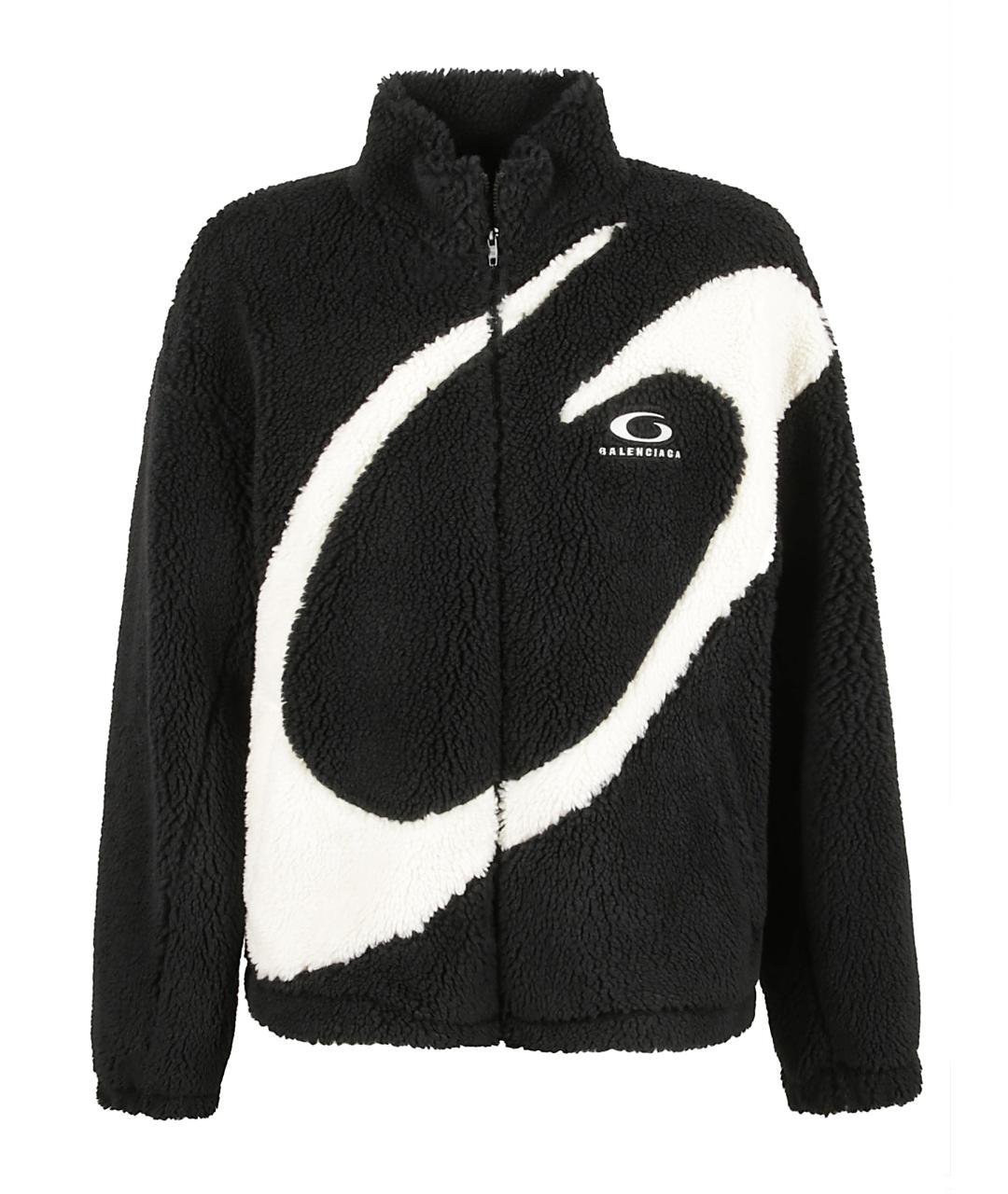 BALENCIAGA Черная полиэстеровая куртка, фото 1