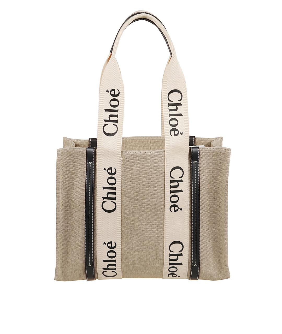 CHLOE Бежевая сумка тоут, фото 2