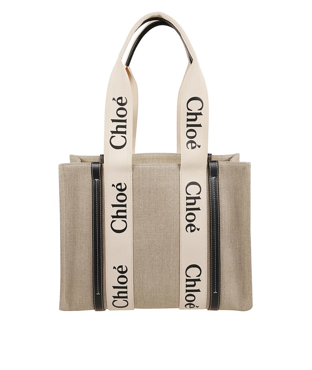 CHLOE Бежевая сумка тоут, фото 1