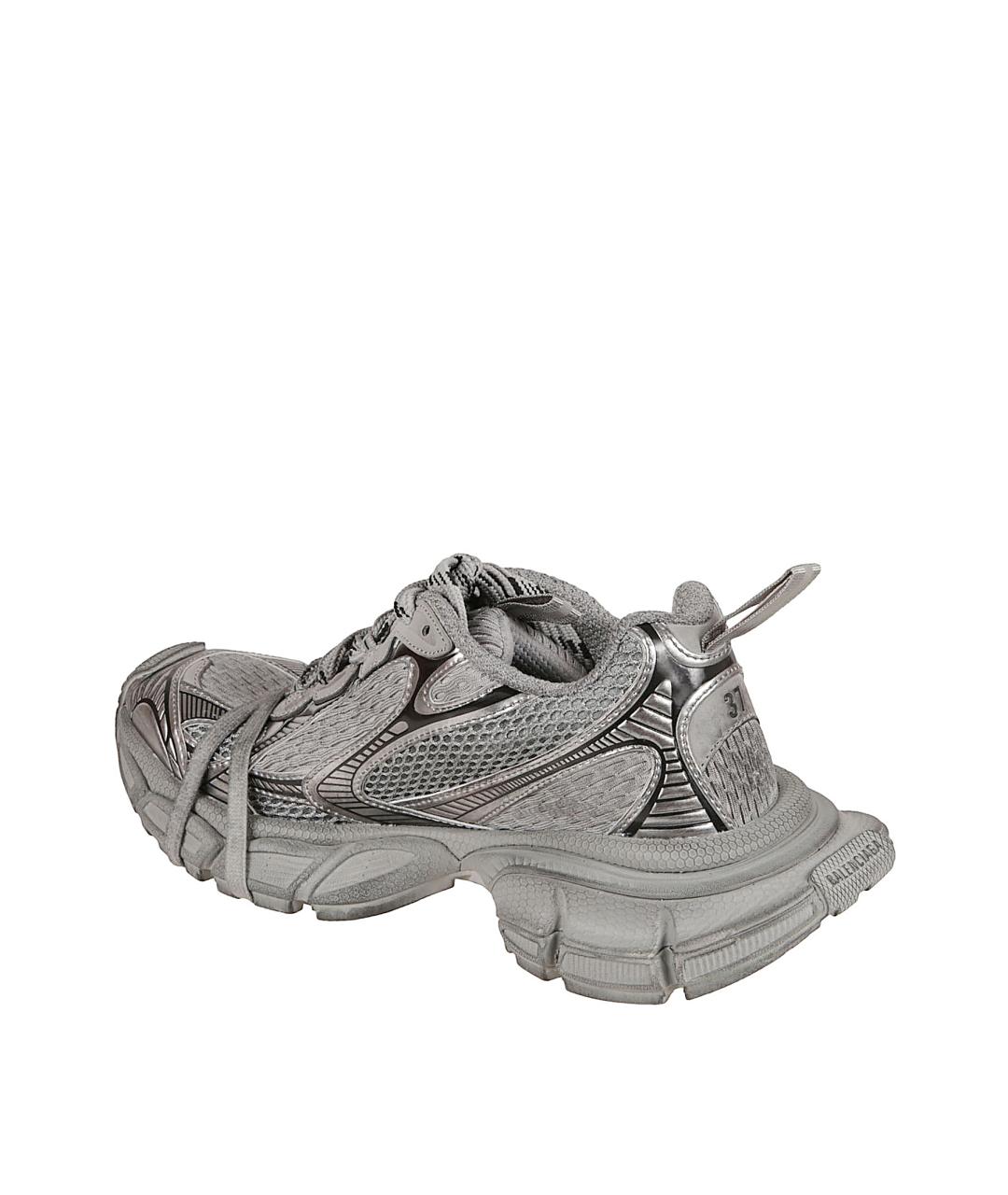BALENCIAGA Серые синтетические кроссовки, фото 3