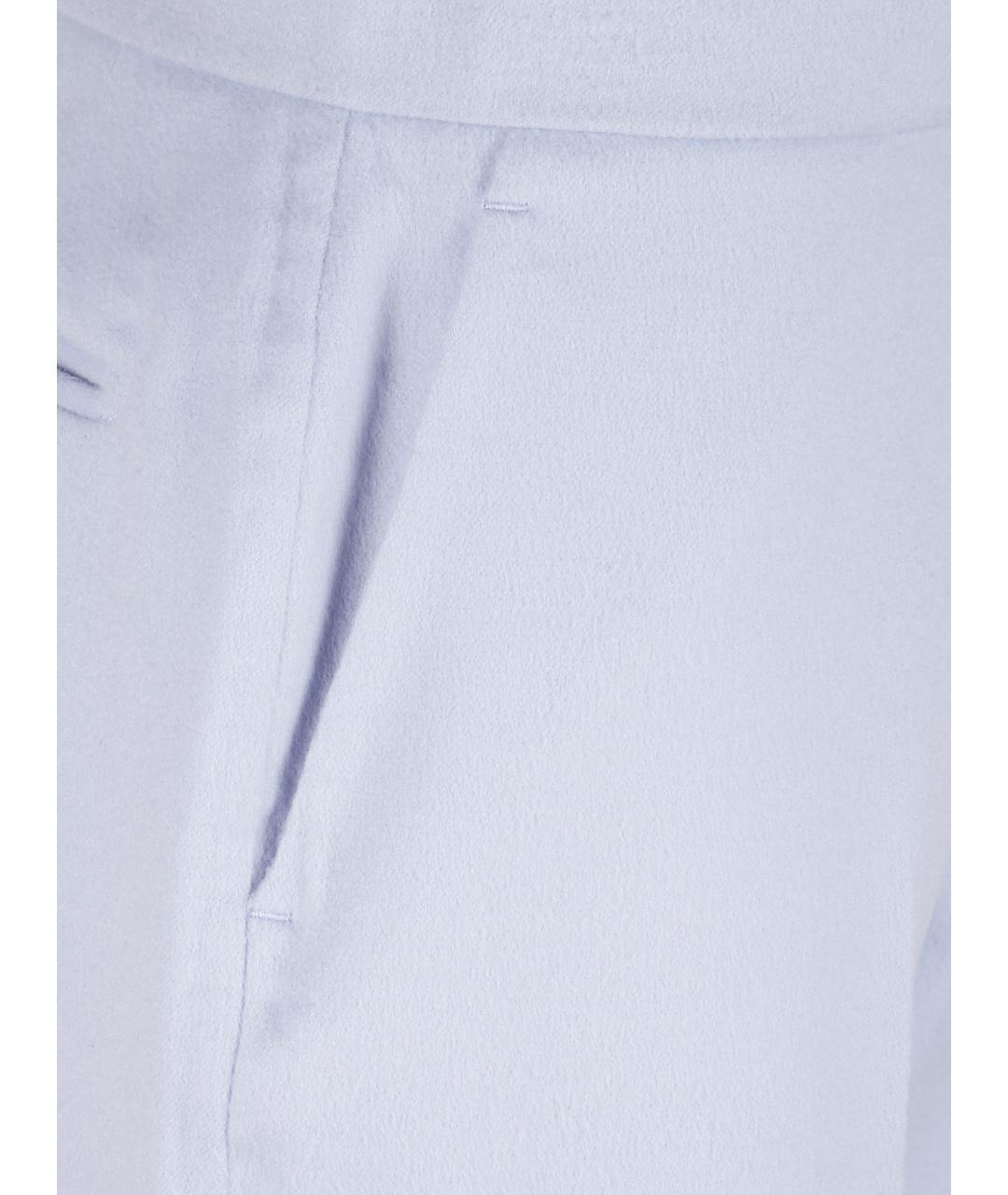 TOM FORD Голубые шерстяные брюки узкие, фото 2