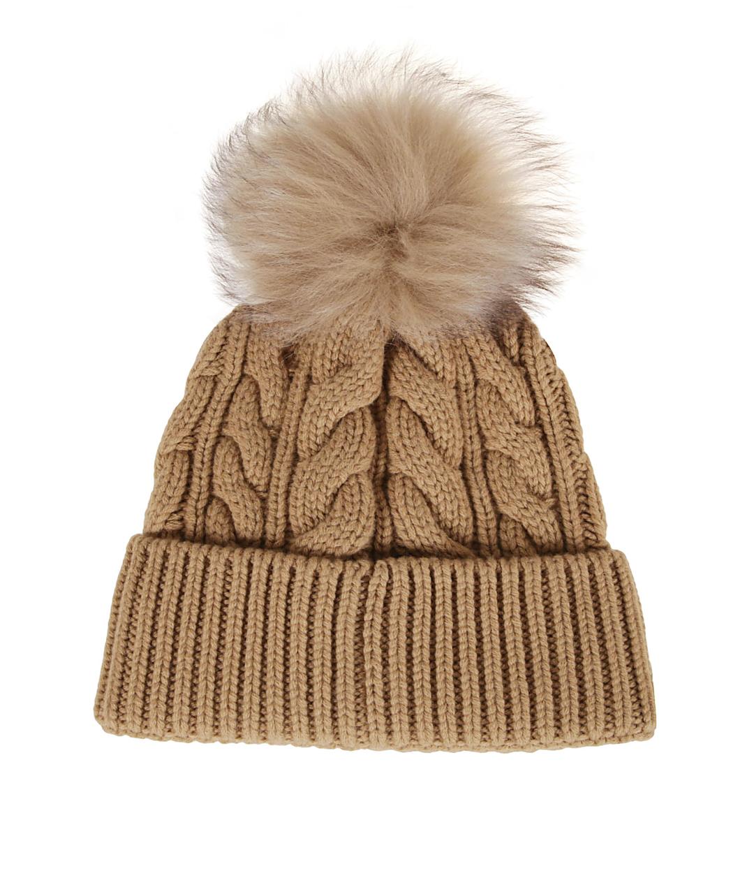 MONCLER GRENOBLE Зеленая кашемировая шапка, фото 2