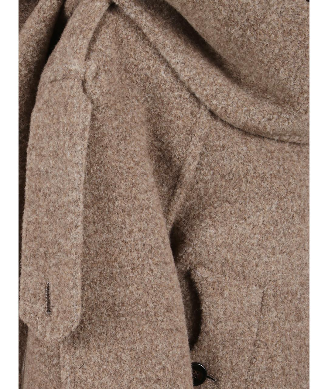 BURBERRY Бежевое шерстяное пальто, фото 2