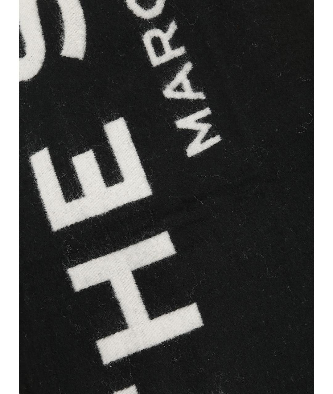 MARC JACOBS Черный шерстяной шарф, фото 2