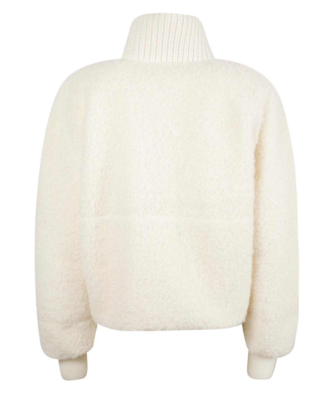 MONCLER GRENOBLE Белая полиэстеровая куртка, фото 3