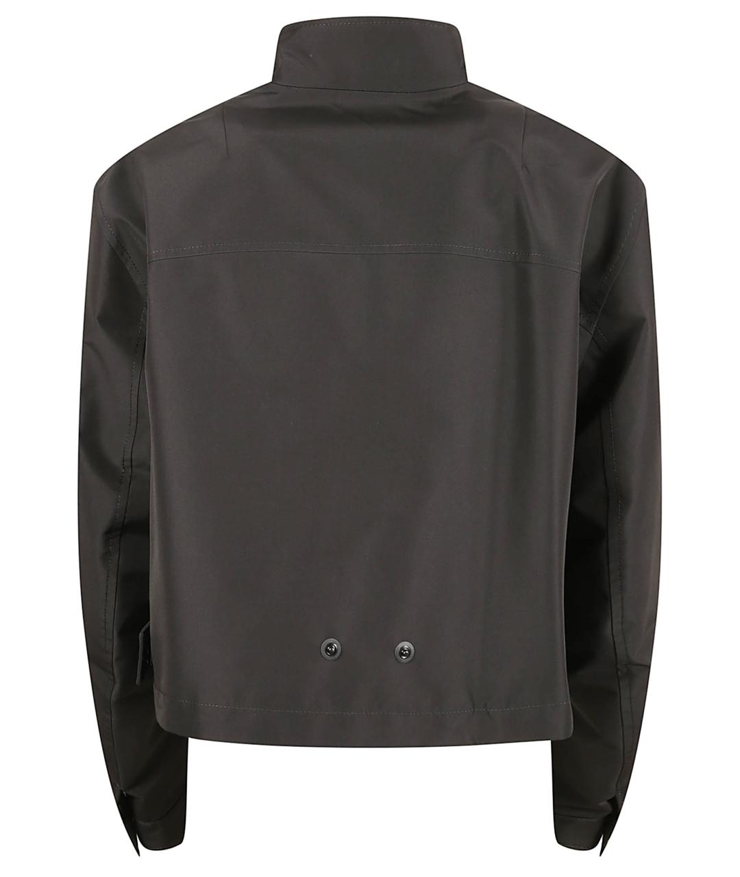 MONCLER Черная полиэстеровая куртка, фото 3