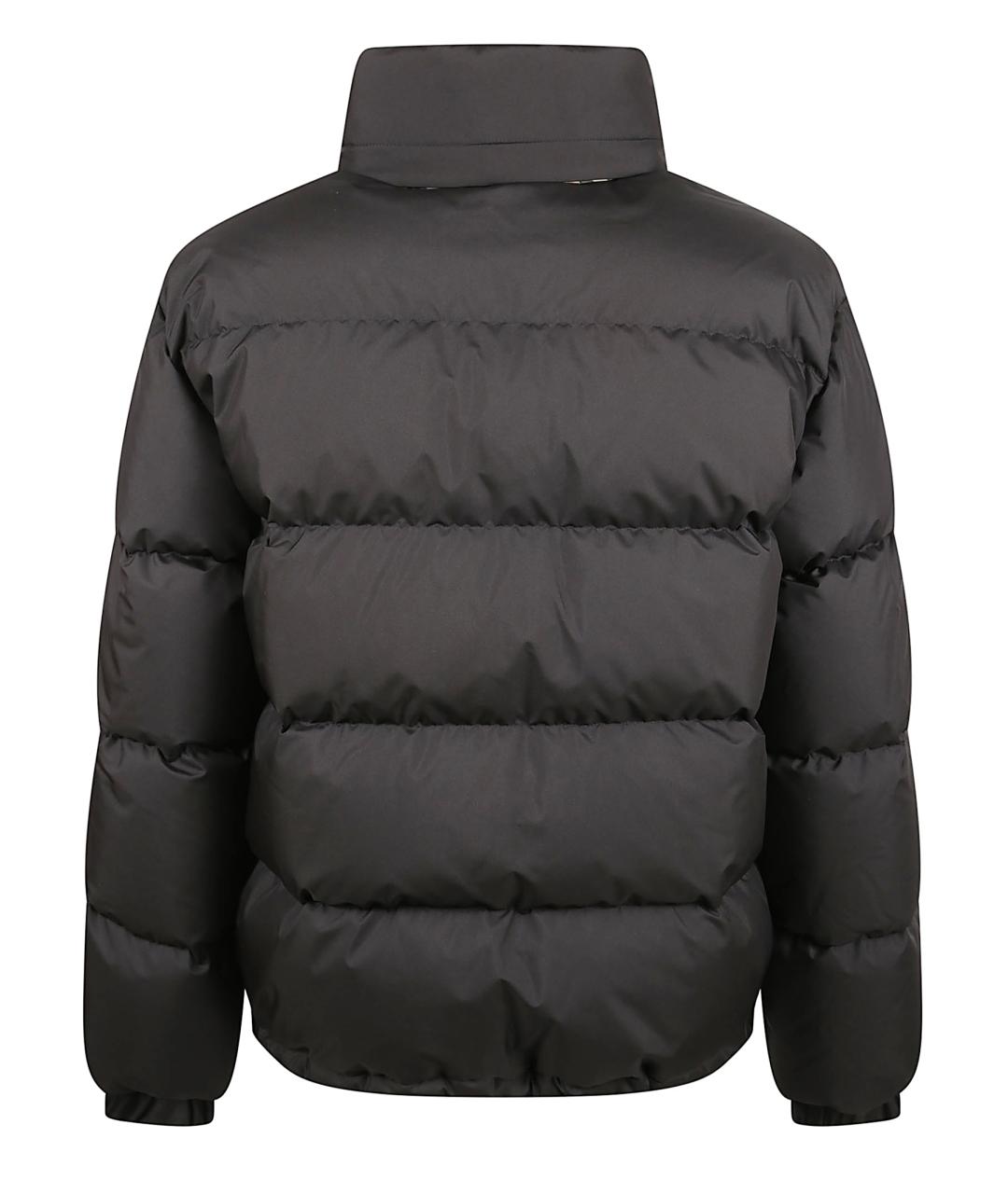 BURBERRY Черный полиэстеровый пуховик, фото 3