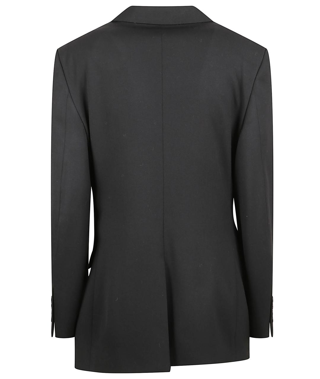 BALENCIAGA Черный шерстяной жакет/пиджак, фото 3