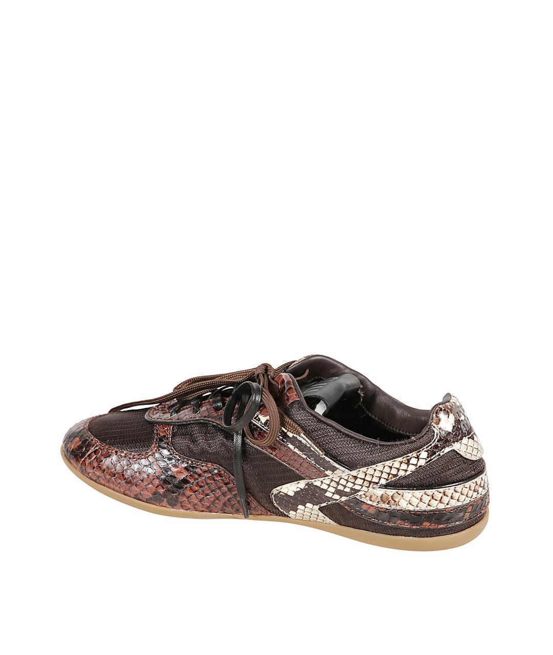 MIU MIU Мульти кожаные кроссовки, фото 3