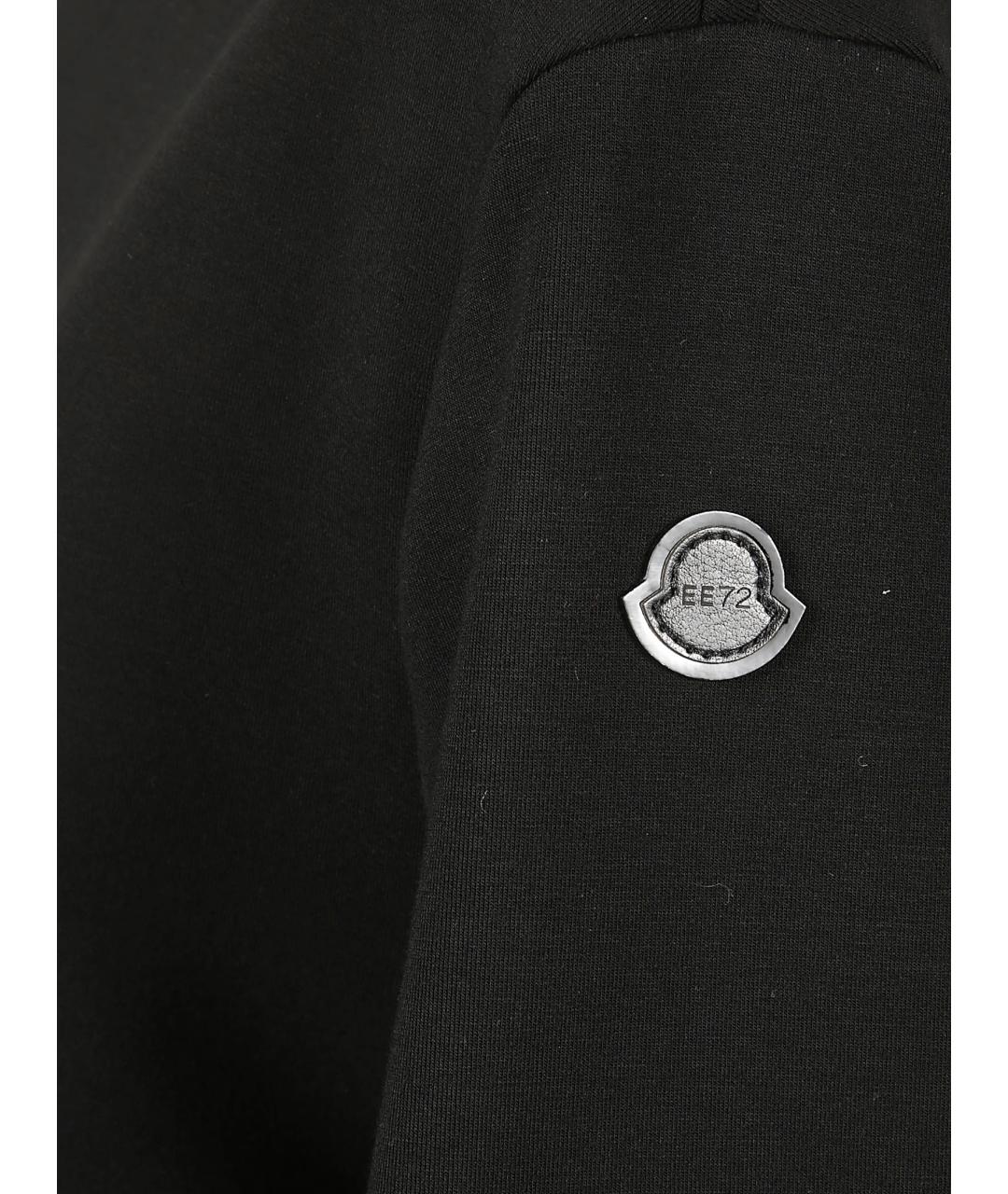 MONCLER Черная вискозная водолазка, фото 2