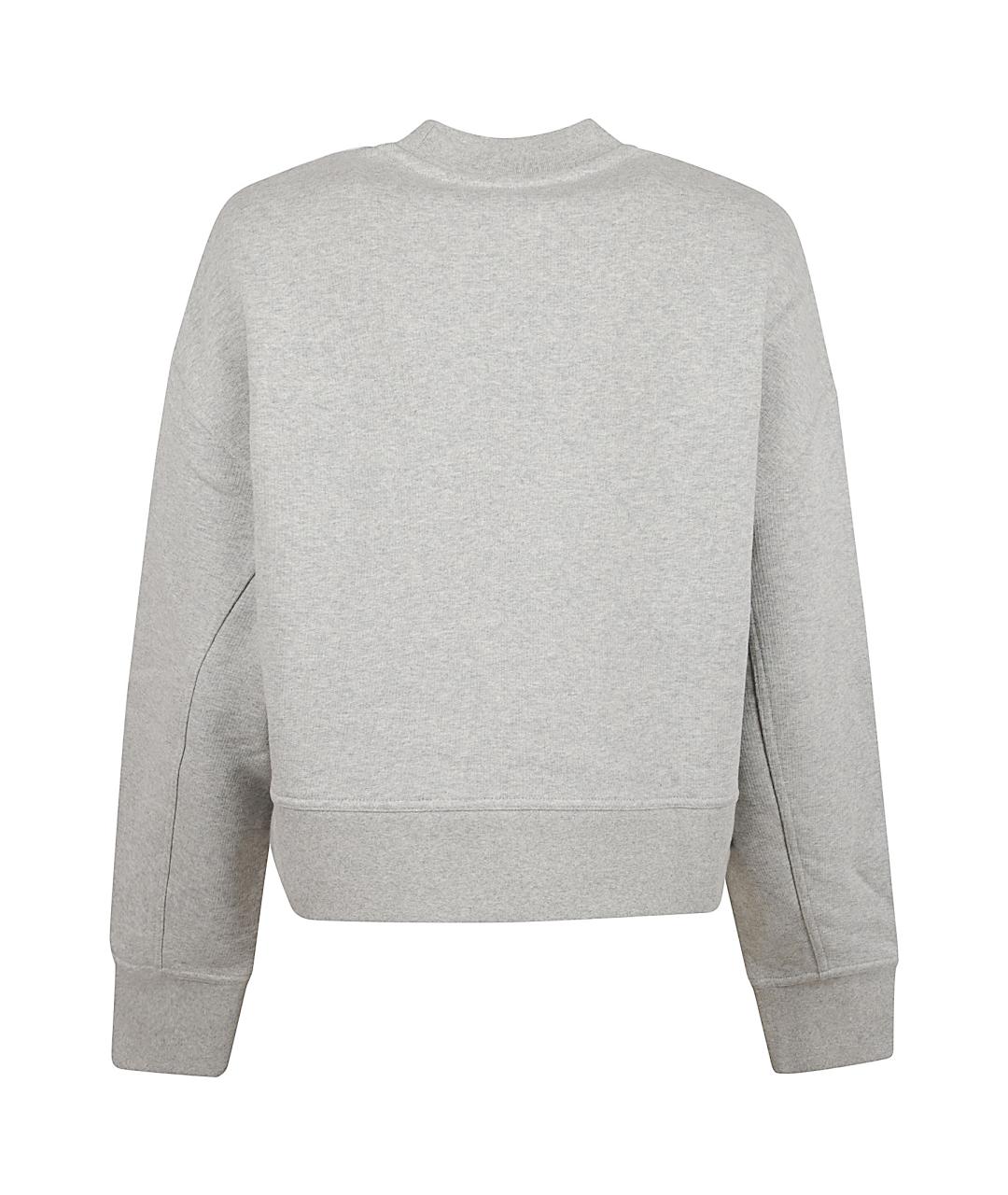 MONCLER Серый хлопковый джемпер / свитер, фото 3