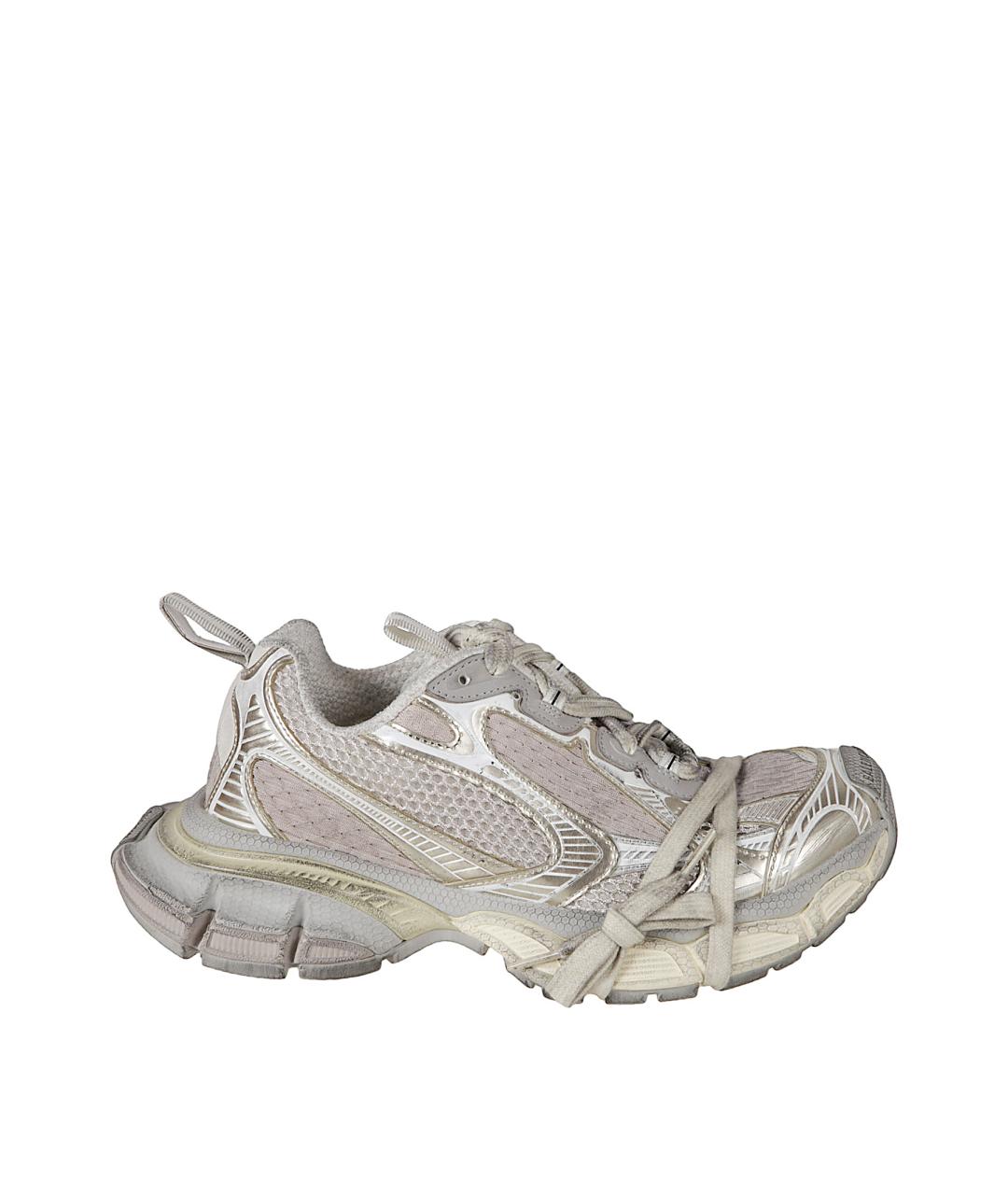 BALENCIAGA Бежевые синтетические кроссовки, фото 1