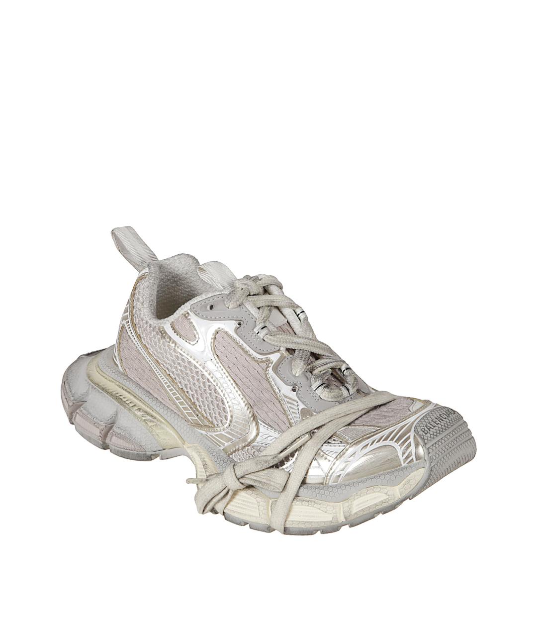 BALENCIAGA Бежевые синтетические кроссовки, фото 2