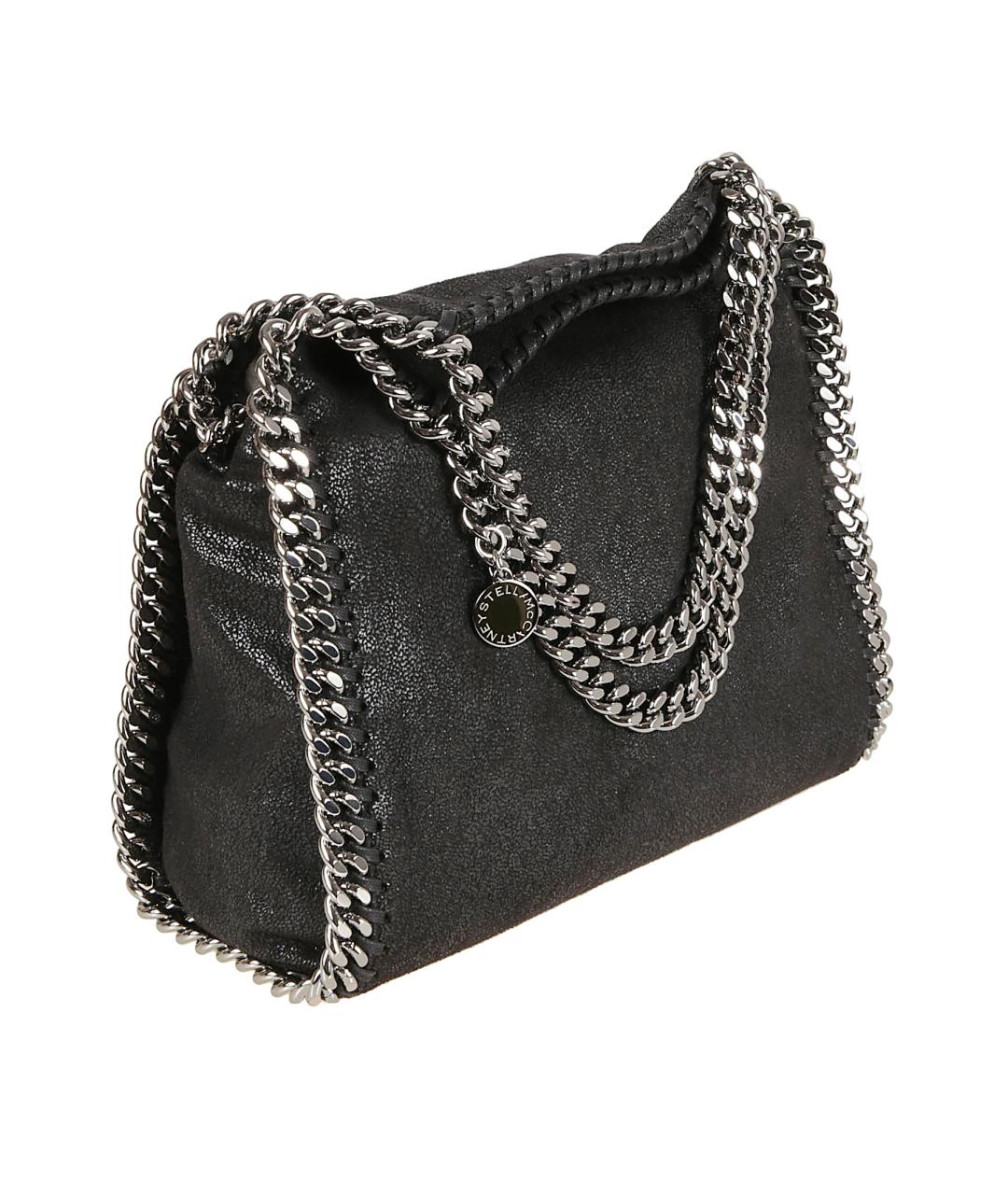 STELLA MCCARTNEY Черная синтетическая сумка тоут, фото 3