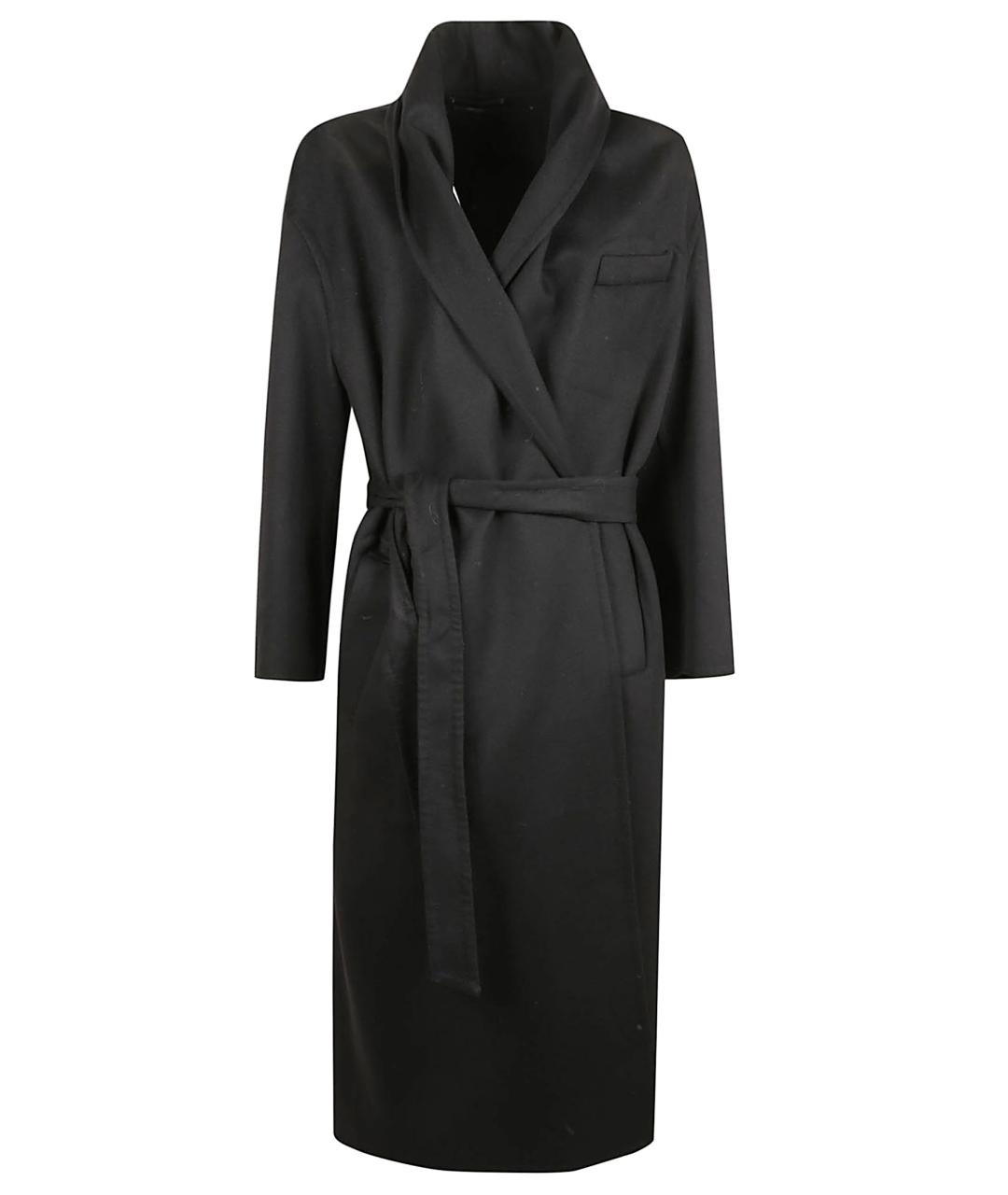 TOM FORD Черное шерстяное пальто, фото 1