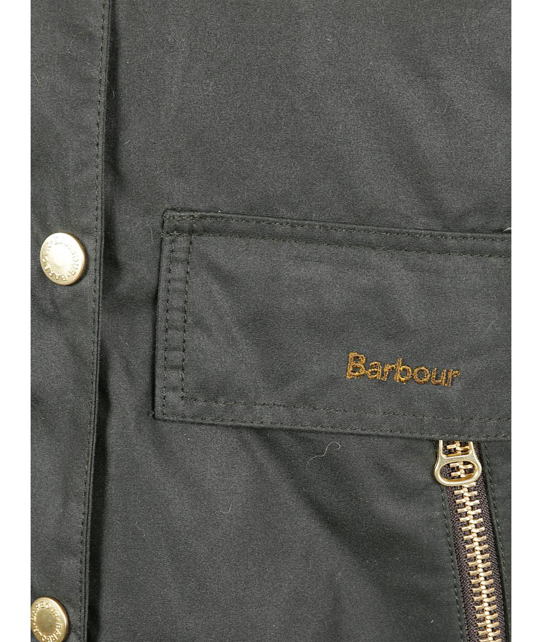 BARBOUR Антрацитовая хлопковая куртка, фото 2