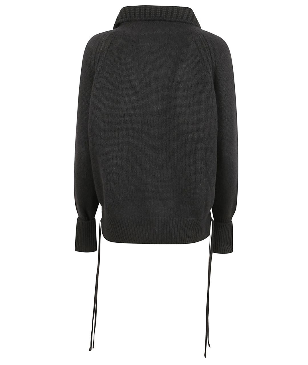 ERMANNO SCERVINO Черный кашемировый джемпер / свитер, фото 3