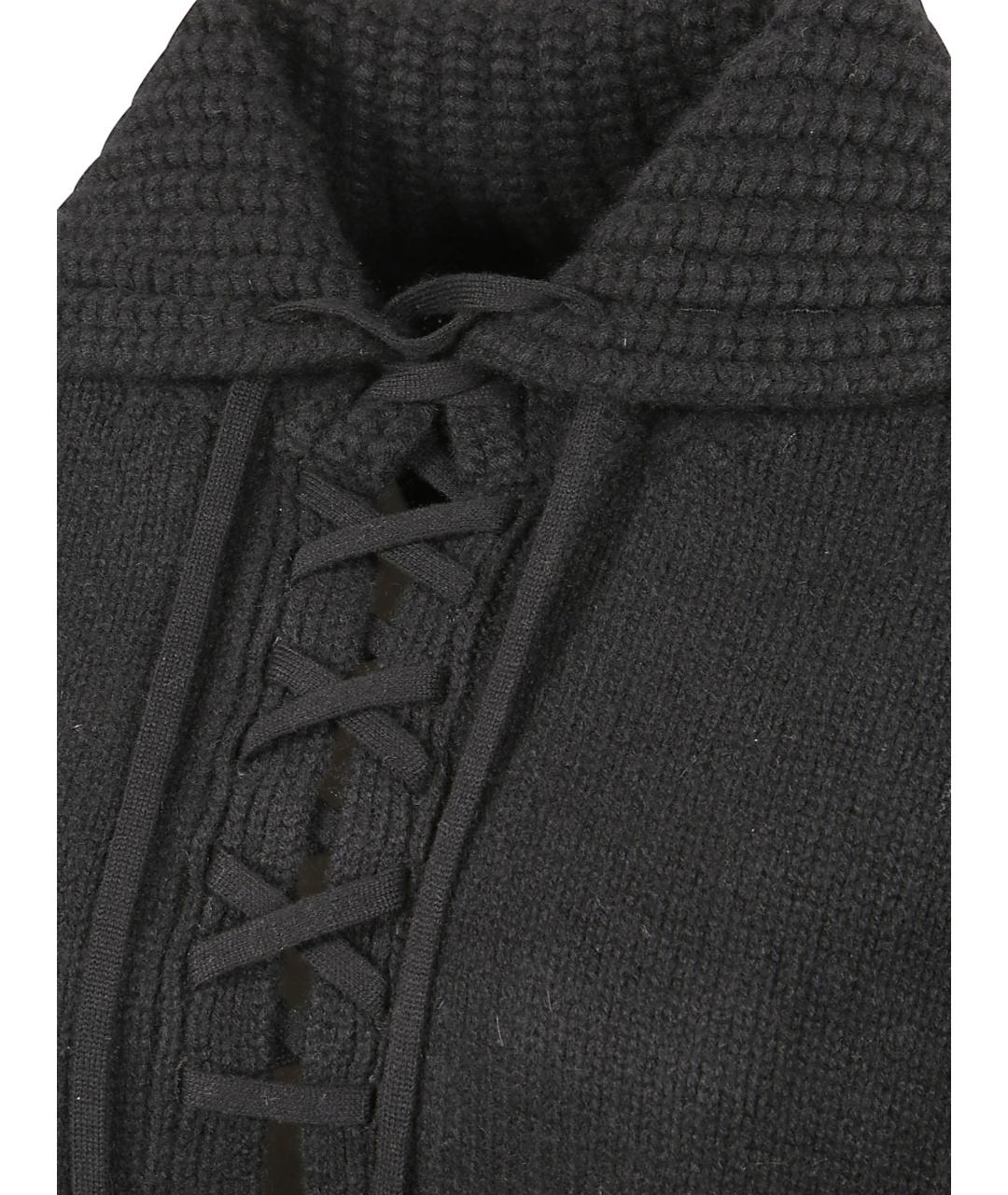 ERMANNO SCERVINO Черный кашемировый джемпер / свитер, фото 2