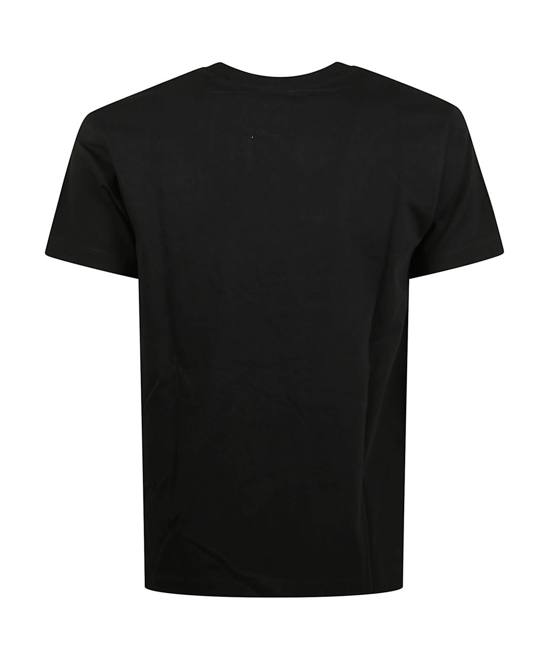 OFF-WHITE Черная хлопковая футболка, фото 2