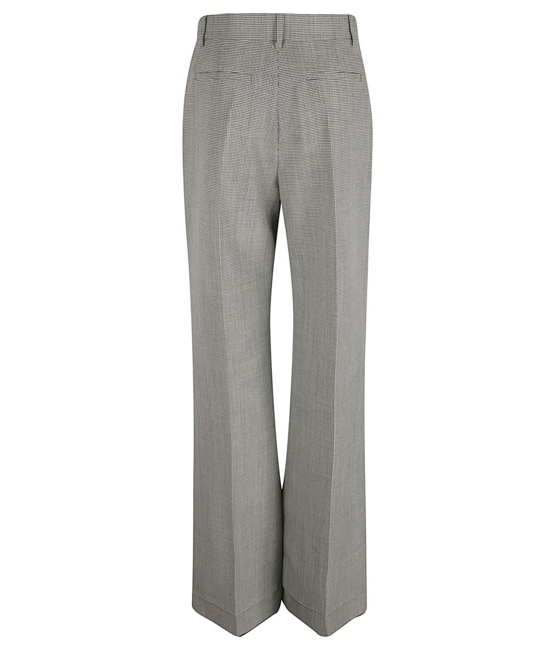 VALENTINO Мульти шерстяные прямые брюки, фото 3