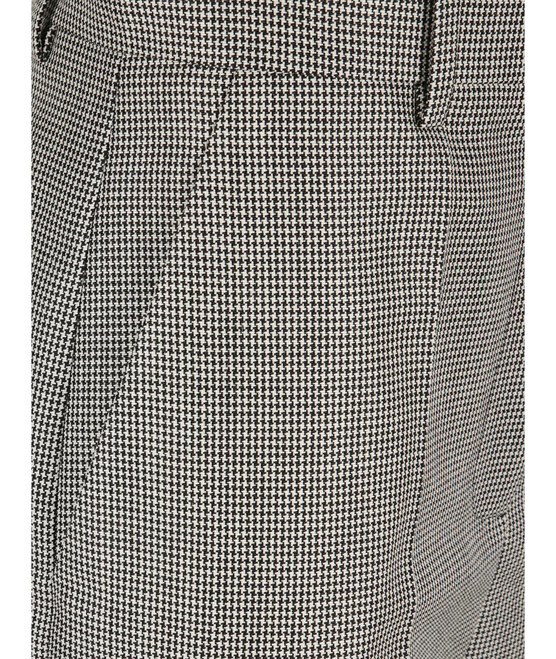 VALENTINO Мульти шерстяные прямые брюки, фото 2